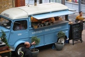 pizzeria furgone londra