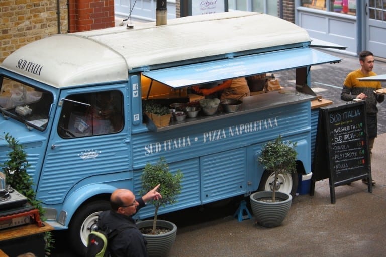 pizzeria furgone londra
