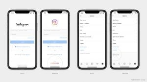 instagram facebook logo