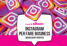 Instagram per il business: nuovo workshop di Millionaire instagram per il business