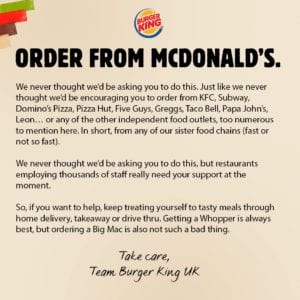 burger king mc donald