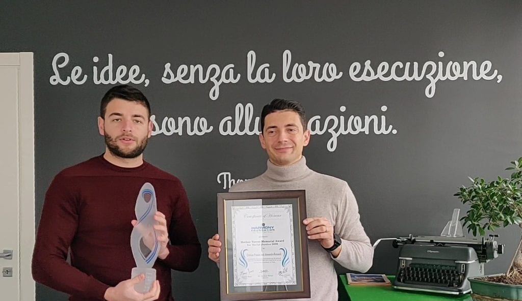 cristian fracassi mother teresa award