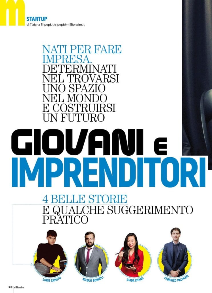 giovani imprenditori millionaire startup