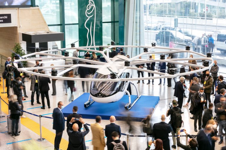 taxi volante roma Volocopter