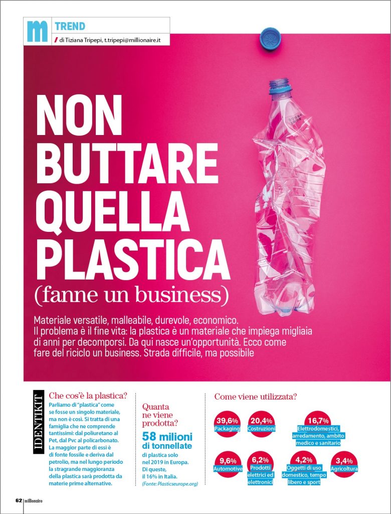 business plastica riciclo
