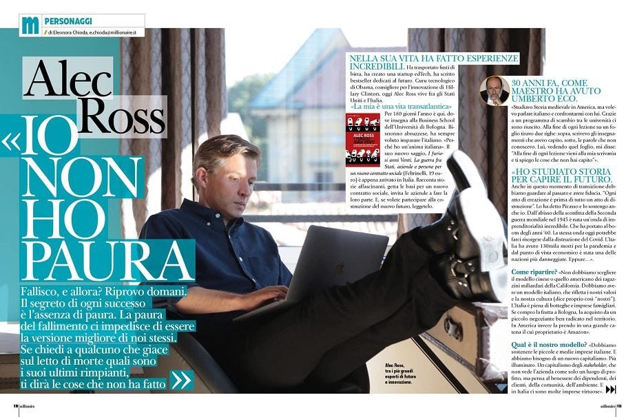 alec ross intervista millionaire