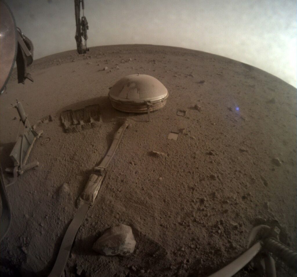 One of InSight’s Last Images