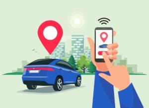 Integrazione di car-sharing e auto bianche