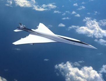 Il modello Overture, dal sito di Boom Supersonic